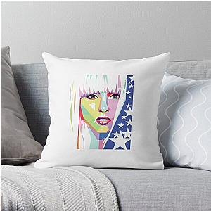 lady gaga world tour Throw Pillow RB2407