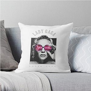 lady gaga poker face Throw Pillow RB2407