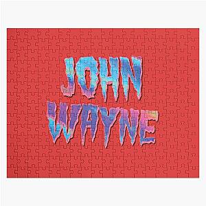 Lady Gaga John Wayne lyric print mock   Jigsaw Puzzle RB2407