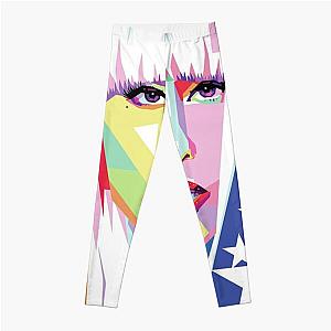 lady gaga logo Leggings RB2407