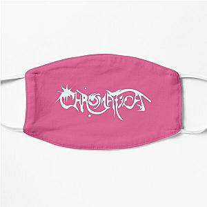 Chromatica in White Pink Font Lady Gaga Flat Mask RB2407