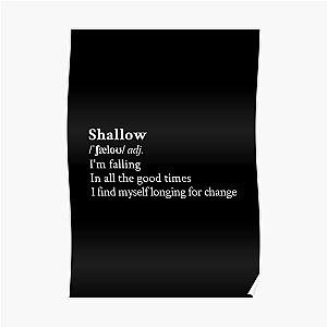 Shallow by Lady Gaga Poster RB2407