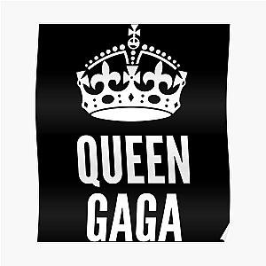 Queen Lady Gaga White Poster RB2407