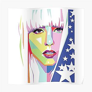 lady gaga logo Poster RB2407