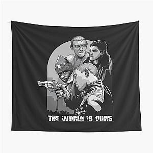 Vintage La Haine Police Movie Gifts Tapestry