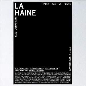 La Haine (Black) Poster
