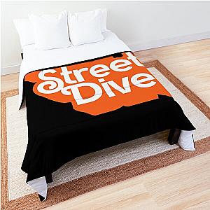 lake street dive orange font  Comforter