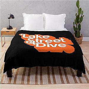 lake street dive orange font  Throw Blanket