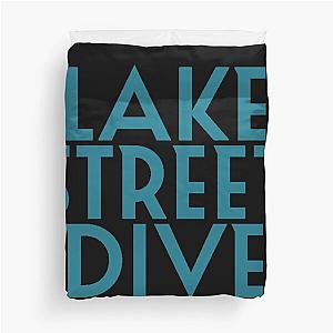 lake street dive blue font  Duvet Cover