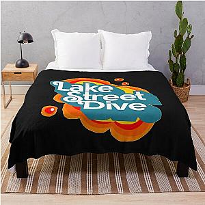 Lake Street Dive Retro  Sticker Throw Blanket