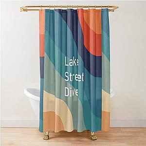 groovy lake street dive Shower Curtain