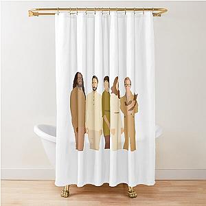 Lake Street Dive Outline Shower Curtain