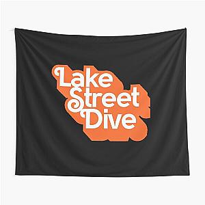 lake street dive orange font  Tapestry