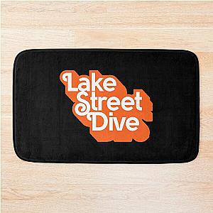 lake street dive orange font  Bath Mat