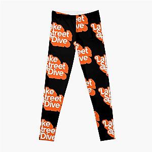 lake street dive orange font  Leggings