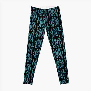 lake street dive blue font  Leggings