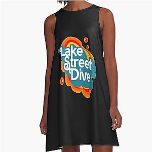 Lake Street Dive Retro  Sticker A-Line Dress