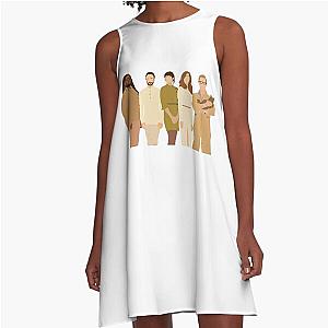 Lake Street Dive Outline A-Line Dress