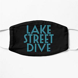 lake street dive blue font  Flat Mask