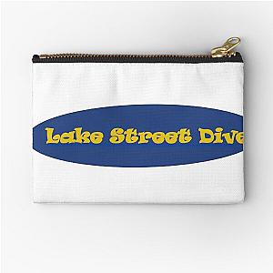 lake street dive in vt font Zipper Pouch