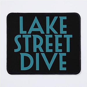 lake street dive blue font  Mouse Pad