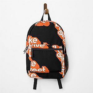 lake street dive orange font  Backpack