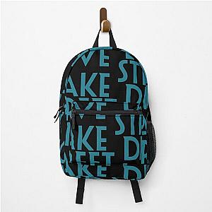 lake street dive blue font  Backpack