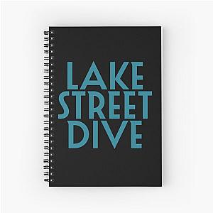 lake street dive blue font  Spiral Notebook