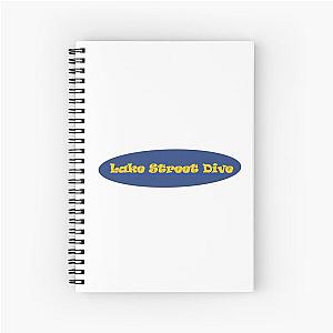 lake street dive in vt font Spiral Notebook