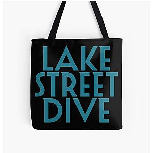 lake street dive blue font  All Over Print Tote Bag