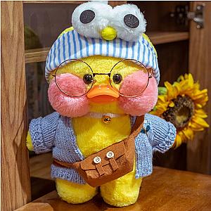 30cm Yellow LaLafanfan Duck Wearing Clothes With Head Wear Plush