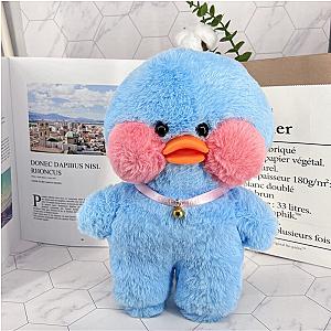 30cm Blue Lalafanfan Duck Without Clothes With Bell Plush