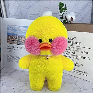 30cm Yellow Lalafanfan Duck Without Clothes With Bell Plush