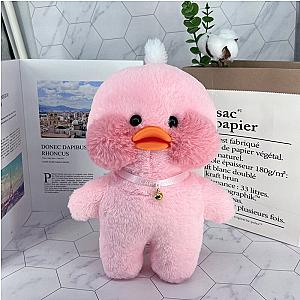 30cm Pink Lalafanfan Duck Without Clothes With Bell Plush