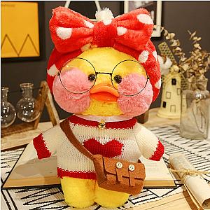 30cm Yellow Lalafanfan Duck Soft Toy Stuffed Duck Cute Animal Plush