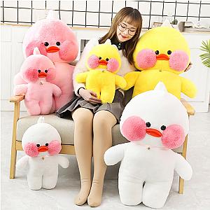 30cm Pink White Yellow LaLafanfan Duck with Bells No Clothes Stuffed Toy Plush