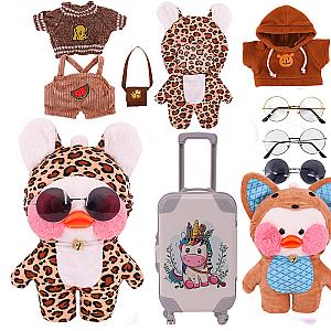 Lalafanfan Duck Doll Brown Collection Wild Animal Cosplay Clothes For Duck