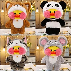 30cm Yellow Lalafanfan Duck Animal Cosplay Duck Doll Plush