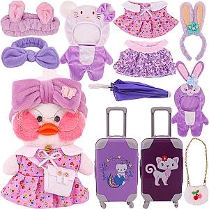 Lalafanfan Purple Duck Bunny Cosplay Clothes For Duck