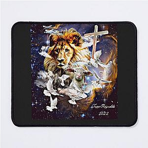 Lion of Judah Lamb of God Mouse Pad