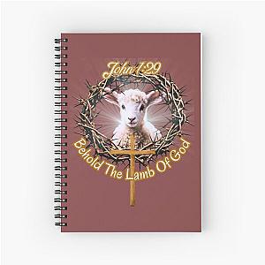 Behold the Lamb of God Spiral Notebook