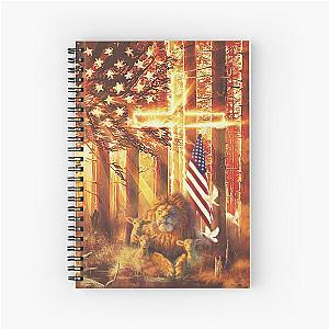 The Lion of Judah and Lamb of God Spiral Notebook