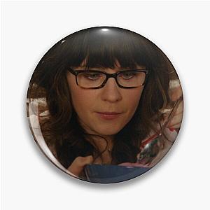 New Girl Jess Eating Cereal Pin