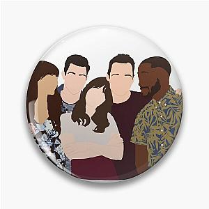 New Girl Cast Pin