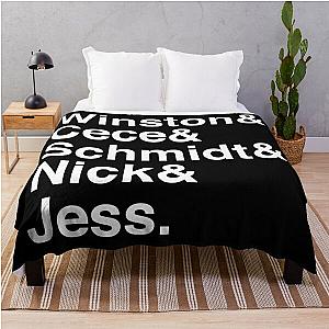 New Girl Jetset Throw Blanket