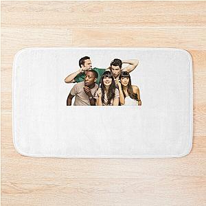 Retro Vintage New Girl Love You Bath Mat