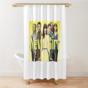 new girl  Shower Curtain