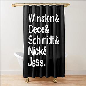 New Girl Jetset Shower Curtain