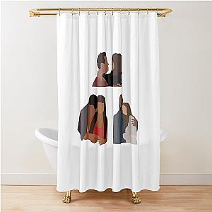 New Girl End Game Couples Shower Curtain