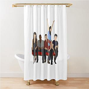 New Girl characters Shower Curtain